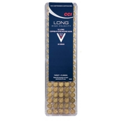 CCI 22 Long High Velocity 29 Grain Copper Plated Round Nose