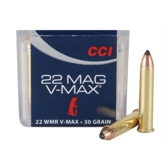 CCI Varmint 22 WMR 30 Grain V-Max - 50 Rounds