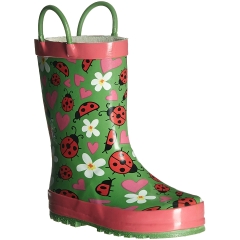 Western Chief Kids Lovely Ladybugs Rain Pull-On Boot-12