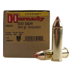 Hornady Custom 500 S&W Magnum 300 Grain Flex Tip eXpanding