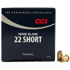 CCI Noise Blanks 22 Long Rifle / Short - 100 Rounds