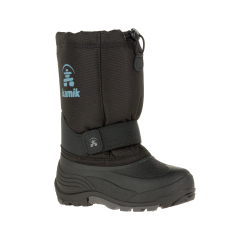 Kamik Youths Rocket 8mm Insulated Winter Boot-Black-12