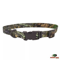 Water & Woods 3/4" x 10"-14" Adjustable Dog Collar - NWTF Obsession