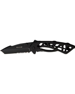 BUCK Bones Frame Lock Folding Knife, Black - Large