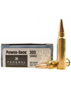 Federal Power-Shok 300 Savage 180 Grain SP - 20 Rounds
