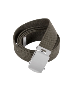 Rothco 54 Inch Military Web Belts - Chrome Buckle / Olive Drab