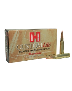 Hornady Custom Lite Ammunition 7MM-08 Rem 120 Grain SST 