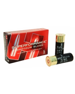 Hornady Superformance 12 Ga 2 3/4" 300 Grain MonoFlex Sabot Slug - 5 Rounds