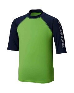 Columbia Boy's Sandy Shores Short Sleeve Sunguard Shirt