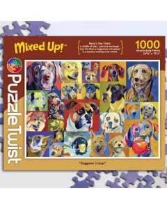 Puzzle Twist Doggone Crazy 1000 Piece Puzzle